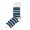 Abilujeu Men'S Blue Point Stripe Socks Hm-5-Bt