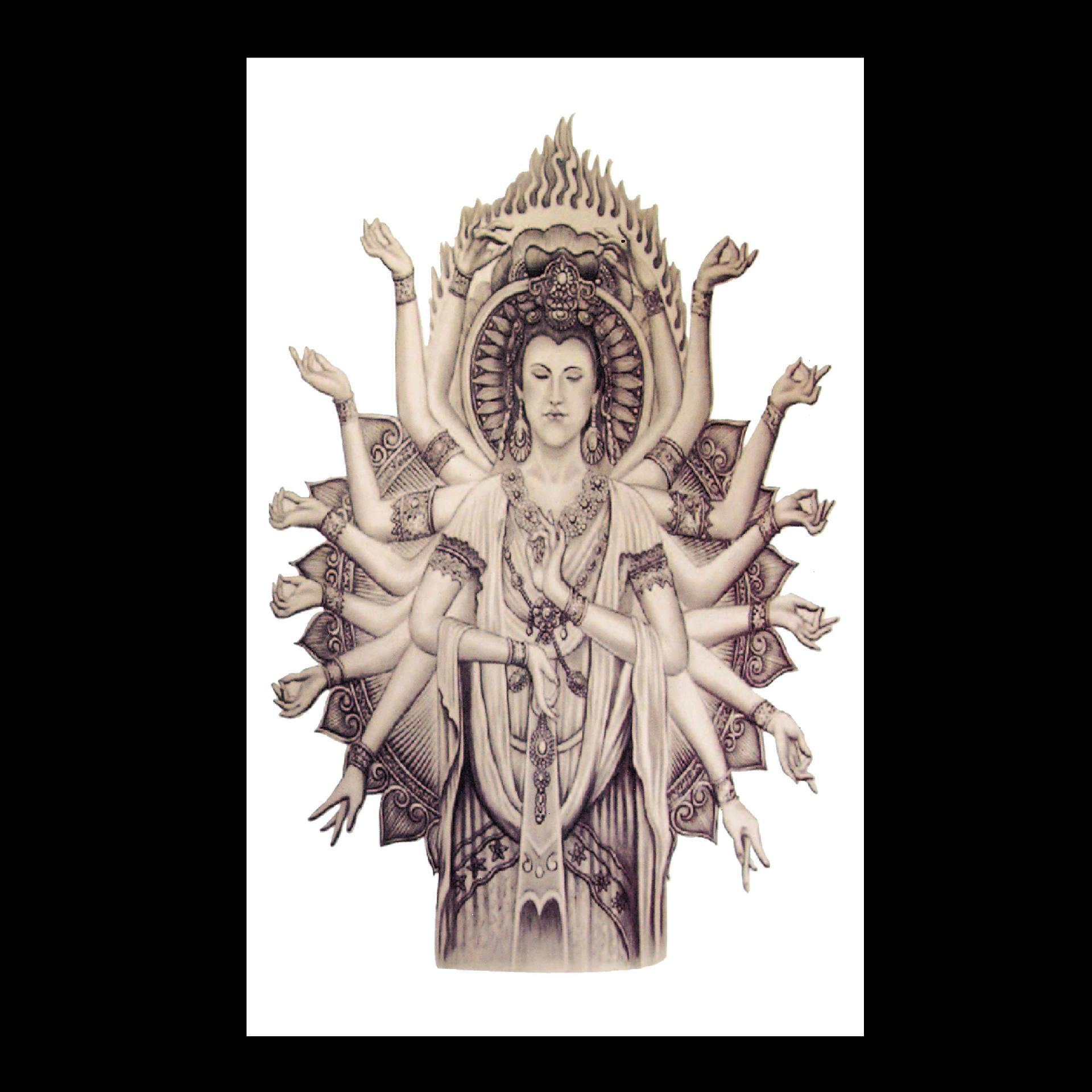 

Водонепроницаемые наклейки для татуировки: Волк, Карп, Гуань Гун, Череп, Пламя, Гейша, Крест, Сова, Цветы 12*19cm