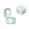 Portable Retainer & Denture Cleaning Case for Invisible Braces and Teeth Alignment