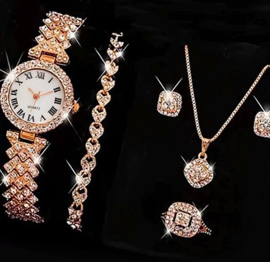 Ladies Fashion Bracelet Watch Diamond Inlaid Watch Cornucopia Roman Quartz Watch Women'S Watch