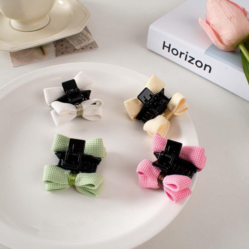 

Style Hair Accessories Bow Hair Claw Chlidren s Hair Clip Bowknot Hair Holder Grosgrain Bow Hairpin бежевий