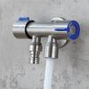 Dual Control Dual Use 3 Way Shower Water Diverter Valve Faucet Filling Angle Valves Washing Machine Bathroom Toilet Accessories