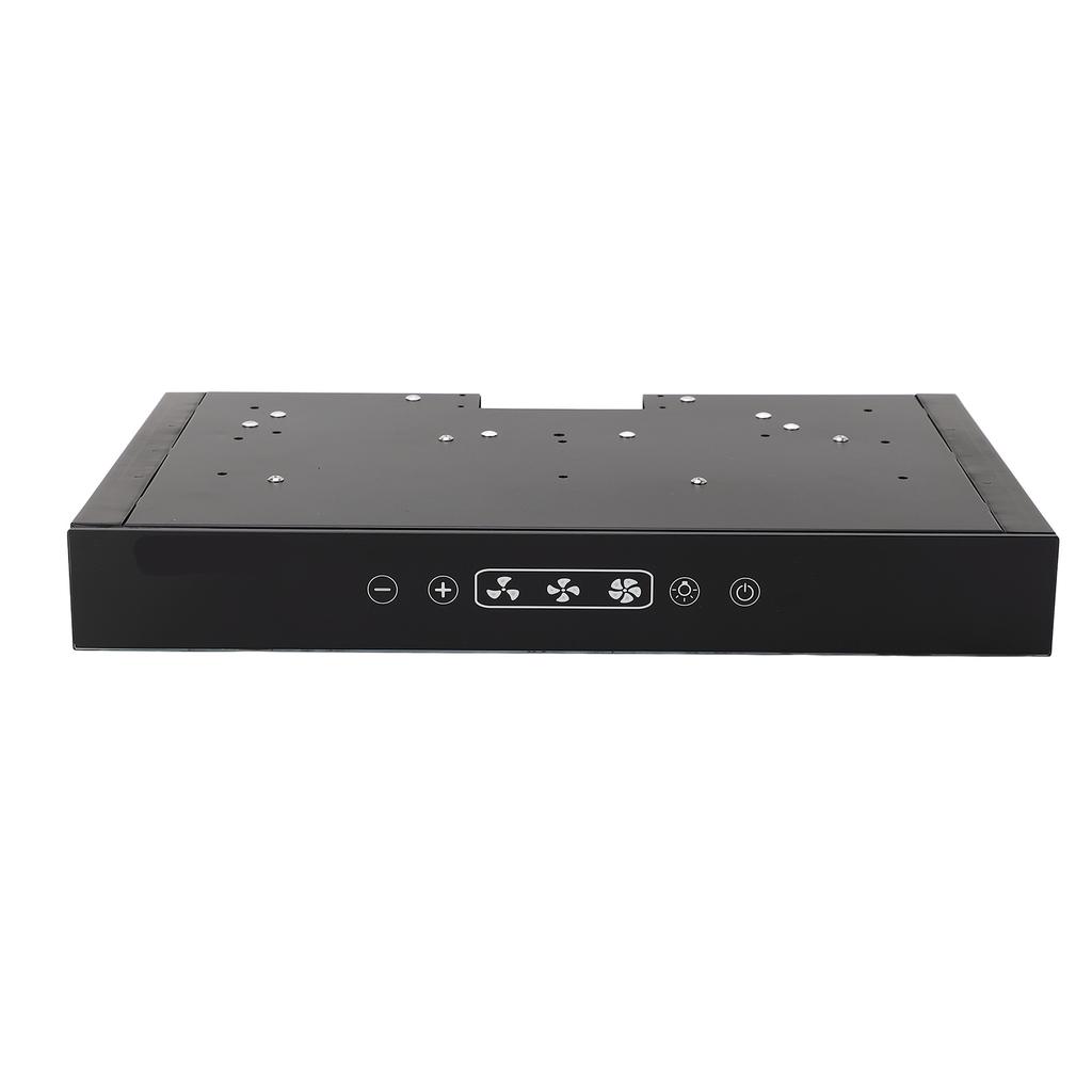 12V Cooking Range Hood 3 Speed Adjustable with Touchable Screen LED Light for RV Camper Kitchen