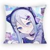Project Sekai Yoisaki Kanade World Pillow Case Anti-Dustmite Pillowcase Invisible Zipper Silky Short Plush Sofa Cushion Cover