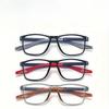 3pcs Fashion TR90 Reading Glasses for Men Spring Leg Sports Presbyopia Glasses Anti Blue Light Glasses +100 ~ +400