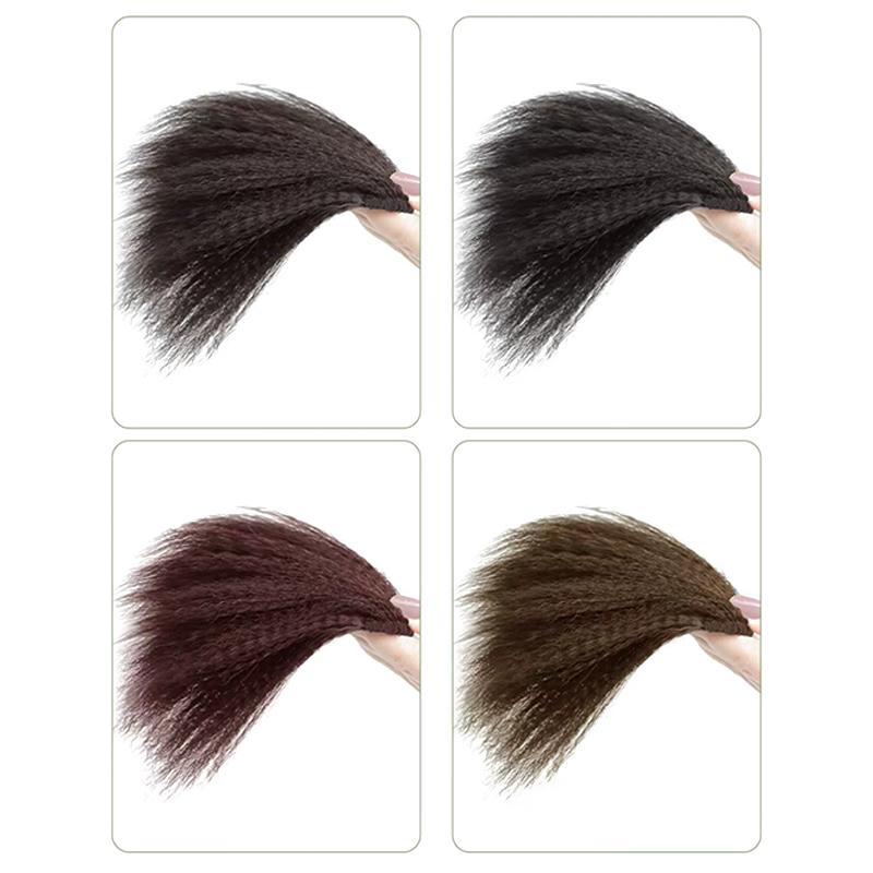 14Cm Natural Invisible Hair Pad Women Hair Styling Fluffy Hair Lining Head Top Cover Synthetic Seamless Braiding Extension