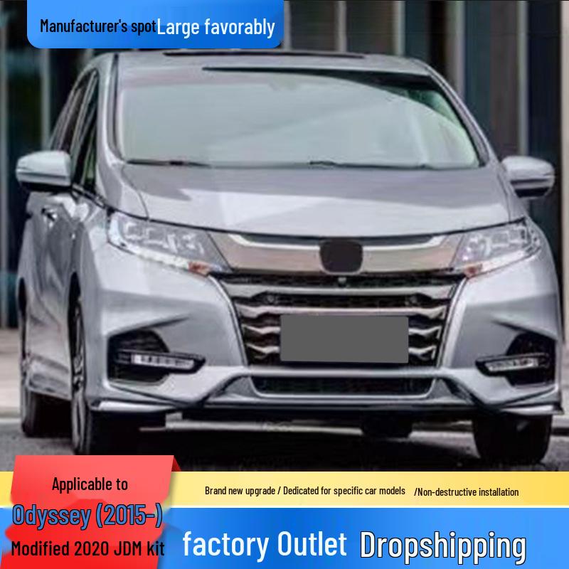 Wide Body Front Bumper Kit for 2015 Odyssey Japanese Spec Modification 20
