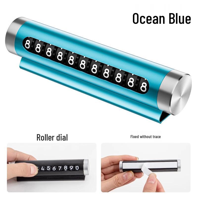 Car Safety Hammer with Temporary Parking Phone Number Plate