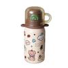 High-value Three-drink Thermos Cup, Anti-drop Stainless Steel Straw Cup, Large-capacity Household Student Sports Kettle for Men and Women
