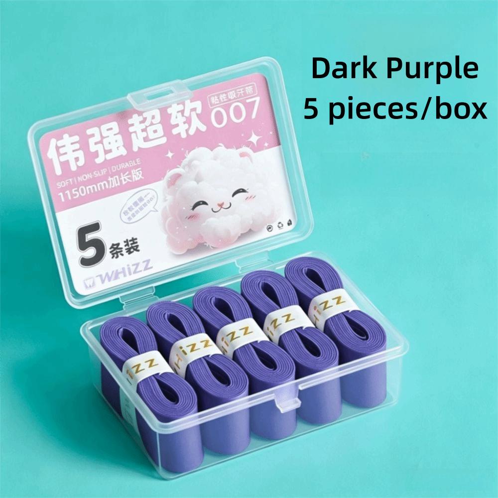 Adhesive Backing Racket Grip Tape Shock-Absorbing Handle Grip Wrap Racket Handle темно-фиолетового