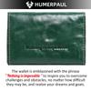 HUMERPAUL Ladies wallet first layer cowhide solid color convenient retro style short coin purse credit card storage leather solid color card case