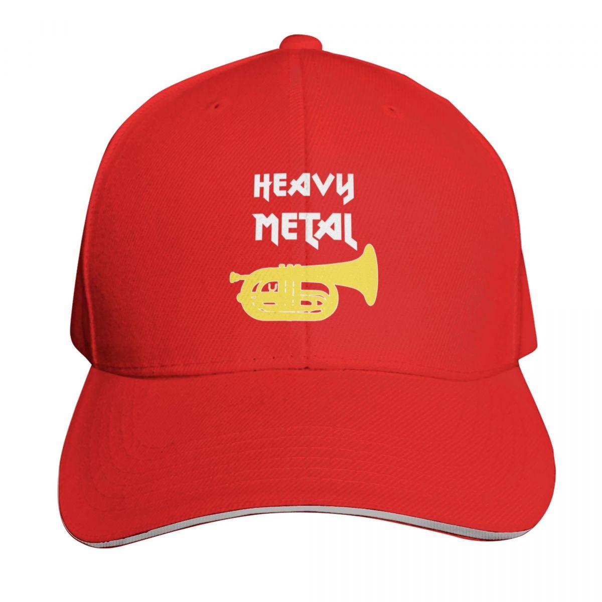 Heavy Metal  Funny Marching Baritone Gift Marching Band Concert Band Classic TShirt Baseball Cap Unique hats Womens Unisexs