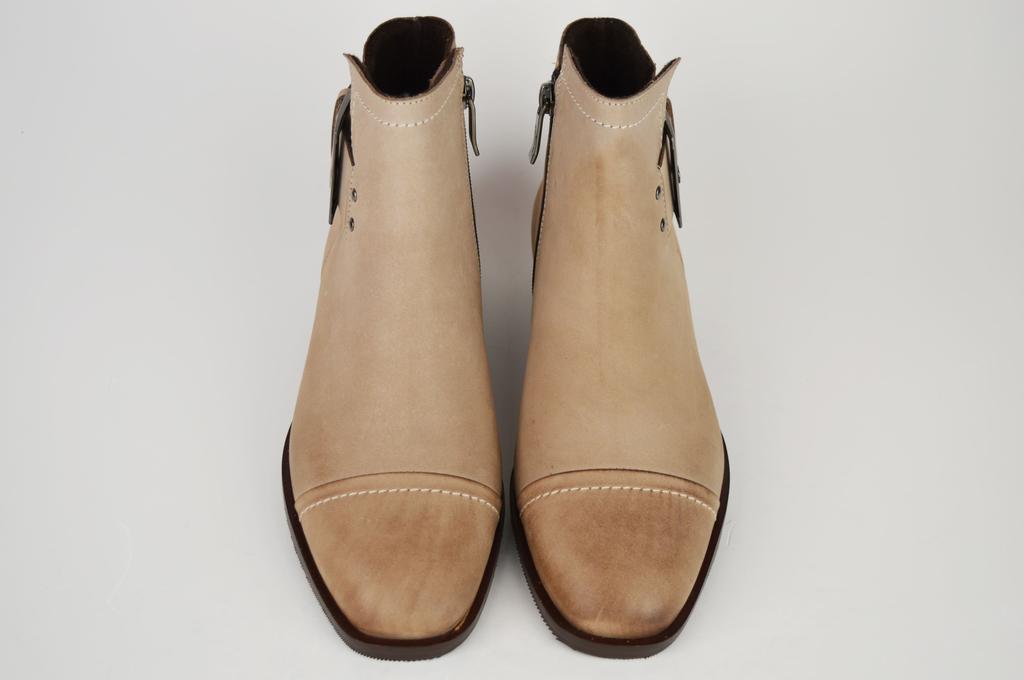 Women's Boots Marco 2011 36 Beige Leather