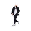 Puma Run Woven Solid Color Slim Fit Drawstring Running Fitness Mid Waist Knitted Sports Pants Men pants Black 522414-01