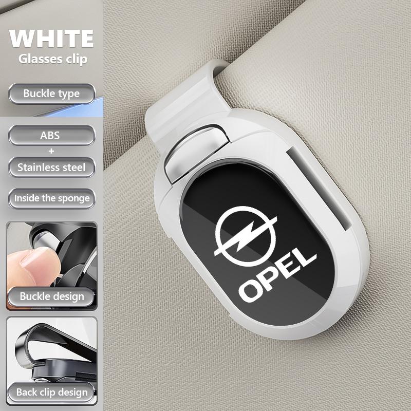 

Car Sun Visor Eyeglass Hanger Clip Glasses Holder Card Storage For Opel Corsa Mokka Astra Cascada Adam Insignia Meriva Vectra