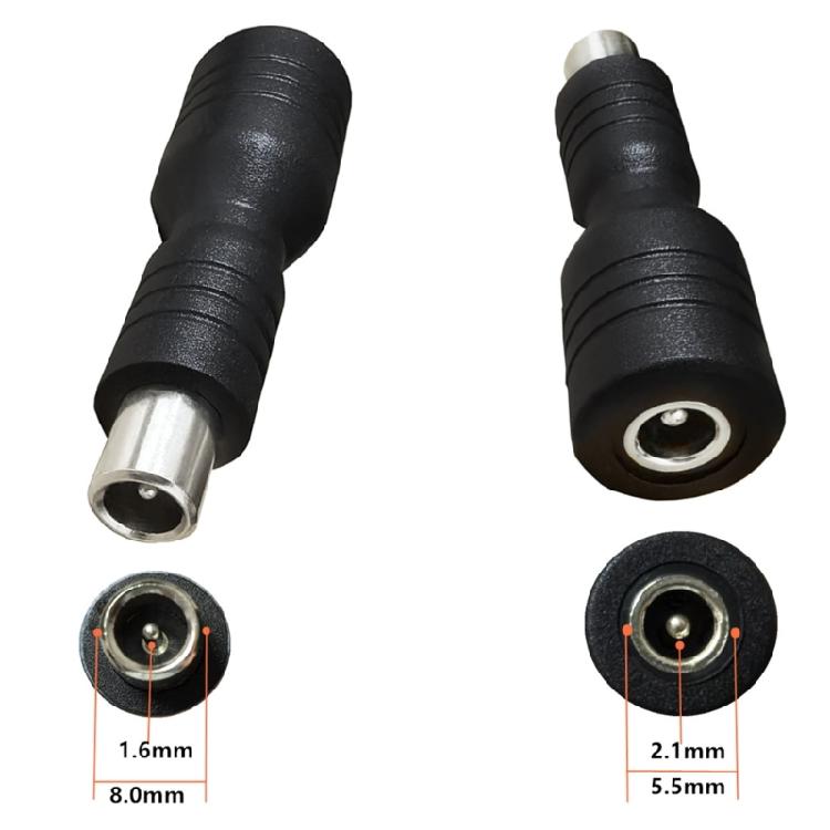 Electric Scooter Charging Conversion Plug 5.5x2.1mm Female To 8016 Male Adapter for Extended Durability