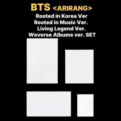 BTS [ARIRANG] Rooted in Korea Ver. / Rooted in Music Ver. / Legend Ver.. /Weverse Alben Version. EINSTELLEN