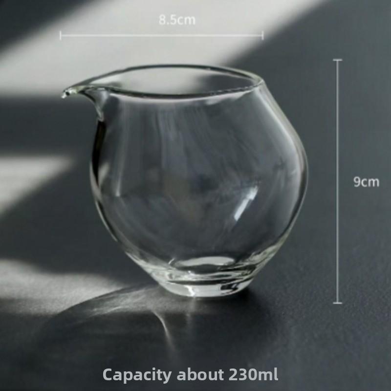 230ML Japanese High Borosilicate Glass Flying Bird Fair Cup Thickened Heat-resistant Uniform Cup KungFu Tea Dispenser High-grade