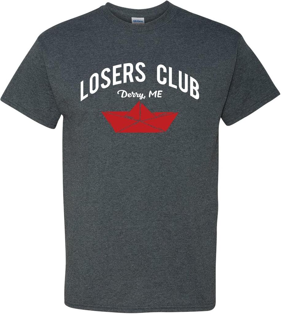 UGP Campus Apparel Losers Club Derry Maine - Loser Lover Clown Halloween Paper Boat T Shirt