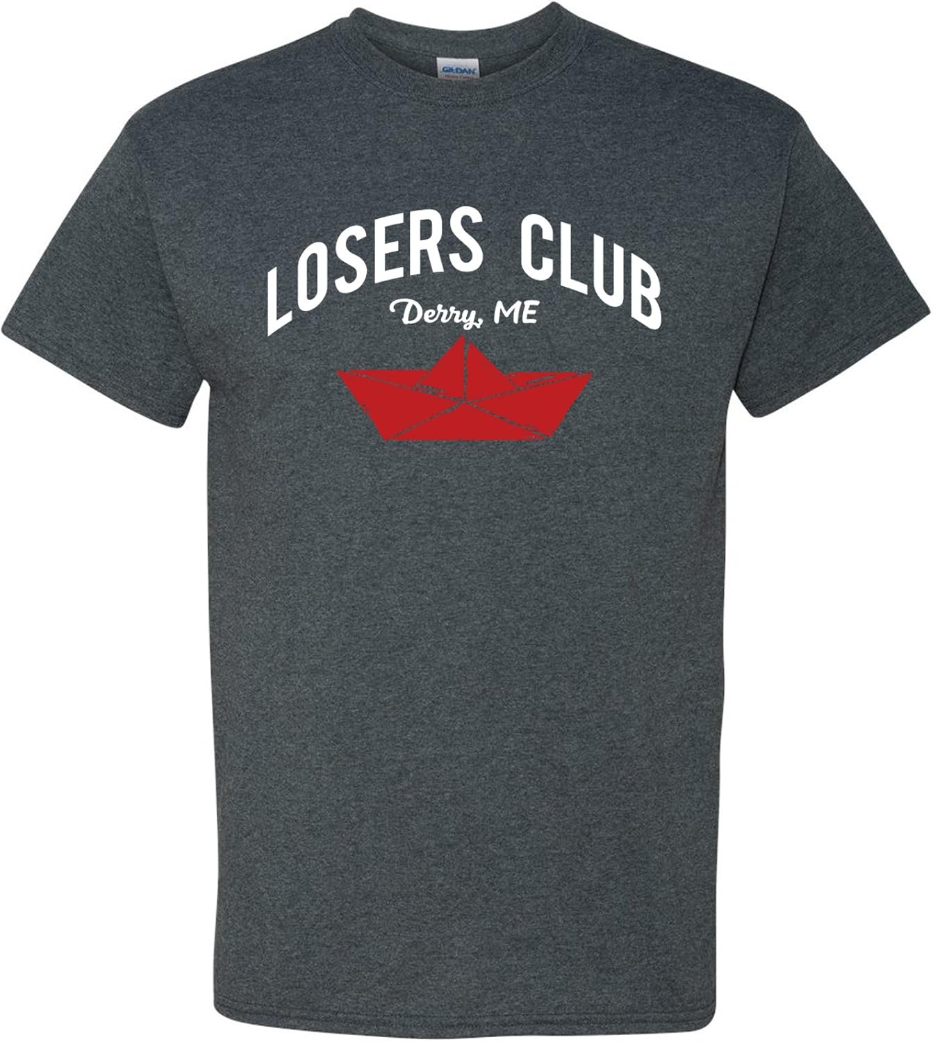 

UGP Campus Apparel Losers Club Derry Maine - Loser Lover Clown Halloween Paper Boat T Shirt S разноцветный
