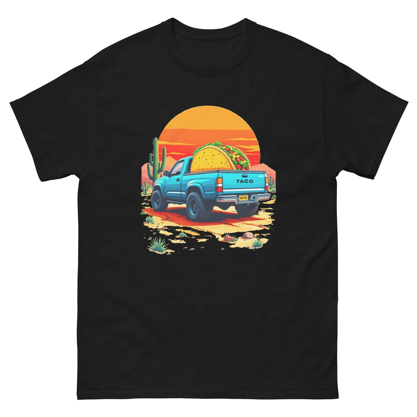 

Taco Truck Desert Sunset Deep Fun T-Shirt L
