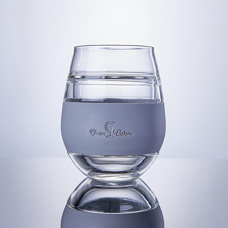 Viski Double-Layered Ice Wine Glass - Red & White Wine Frozen Glass