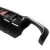 MagicKit for BMW 5 Series F10 M Sport Bumper 10-16 Carbon Look Rear Diffuser with LED Light