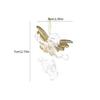 4pcs Christmas Transparent Angel Pendant Holiday Party New Year Decoration Home Angel Pendant  Christmas Tree Ornament
