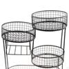 Countertop Fruit Basket Serving Stand Space Saving Party Wrought Iron Multi-Tier Vegetable Storage