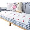 Nordic Simple Sofa Cushion, Universal Non-Slip In All Seasons, Pure Cotton Washed Cotton Fabric, Summer Sofa Cover, Backrest Towel