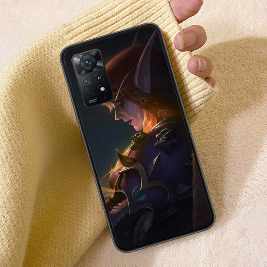 W-World Of W-Warcraft Elf Phone Case For Redmi Note 13 14 15 Pro Plus 12 13C 12C 15C 9 10 10C 9T 9C 9A TPU Soft Cover Clear Cell