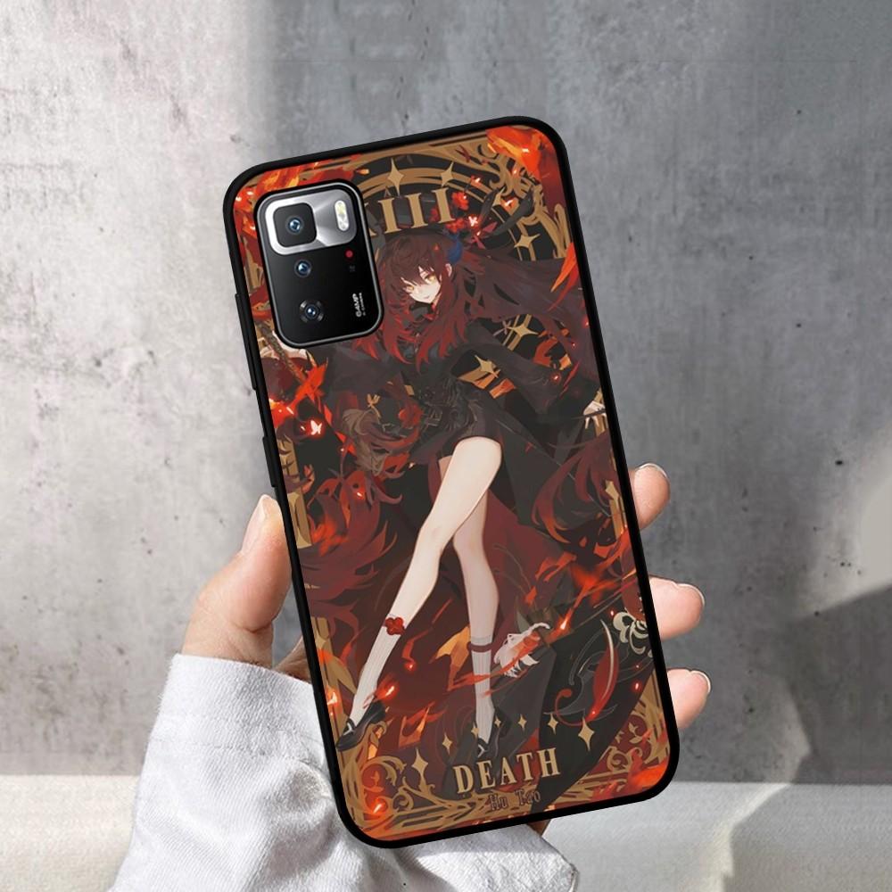 Genshin Impact Hu Tao Phone Case For Redmi Note 4 X 5 A 6 7 8 T 9 9S 10 11 11S 11Epro Poco M3 Pro