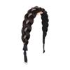 Stylish Rhinestones Braids Headband Non-Slip Fishtail Braid Hair Hoop Easy Wig Headband  Party