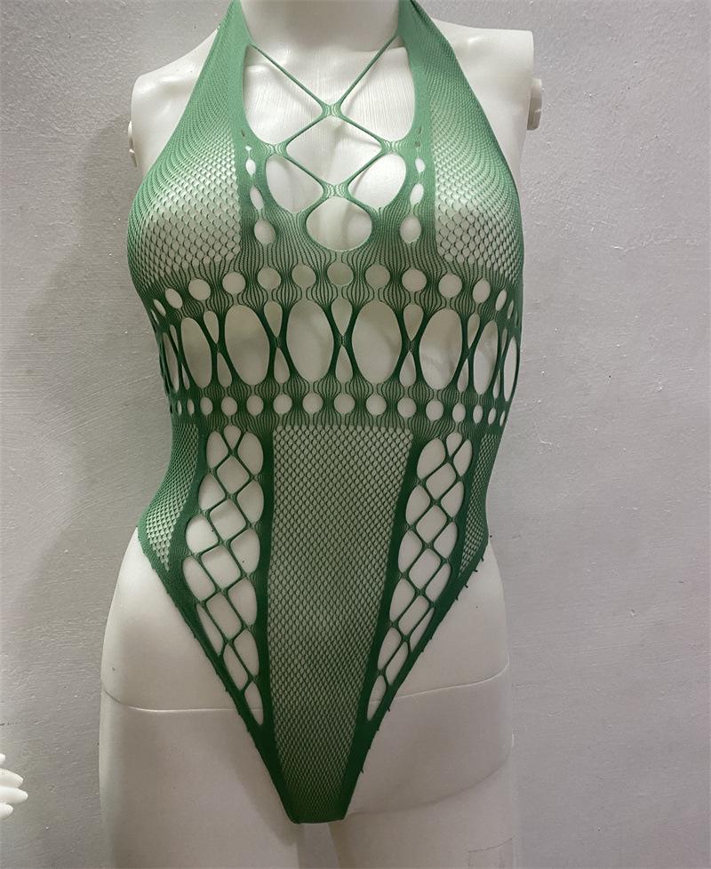 Leidenschaftliches Bodysuit-Dessous mit offenem Schritt und hoher Elastizität