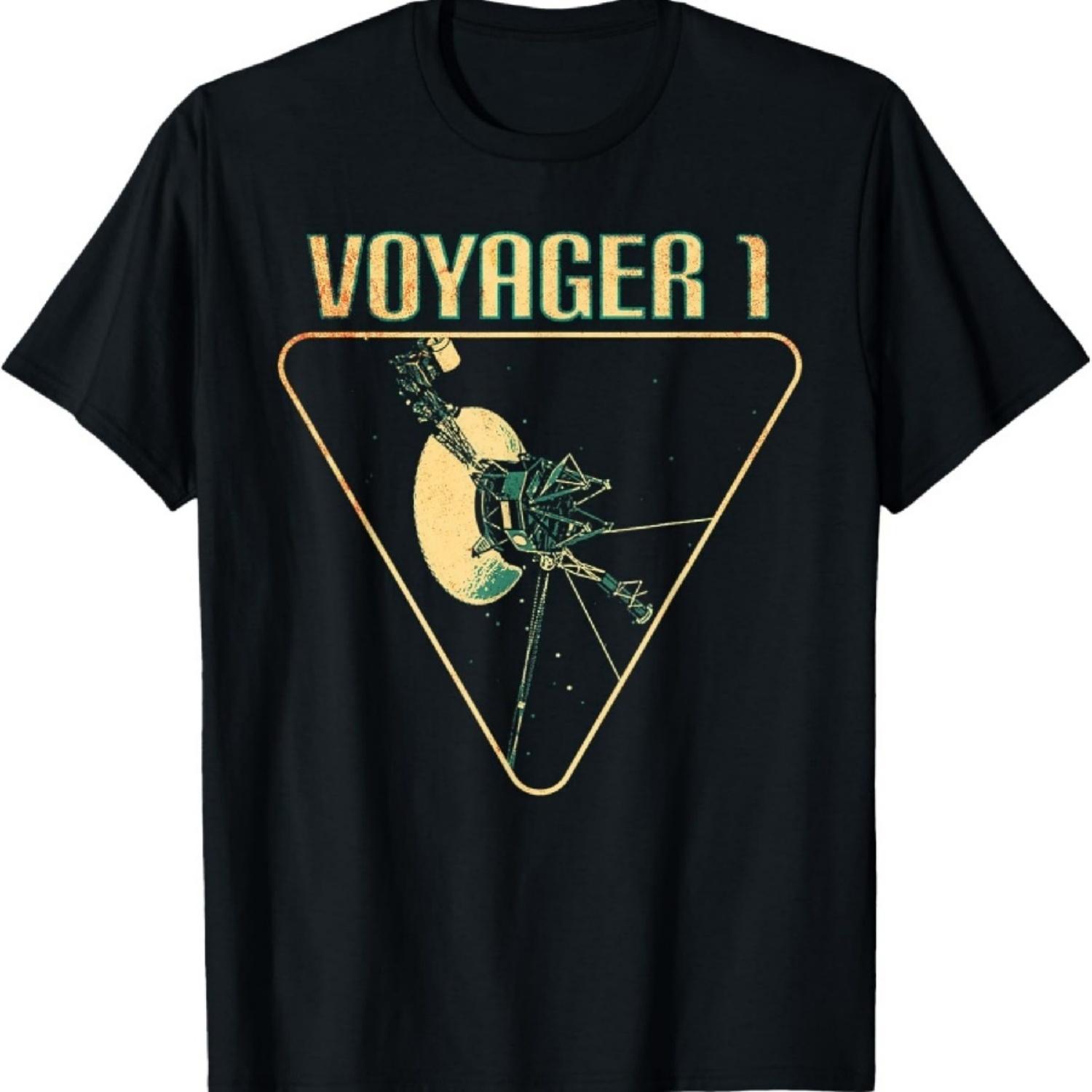 Вояджер-1 Межзвездный космический зонд Солнечная система Астрономия Футболка6 XXXXXL чёрный