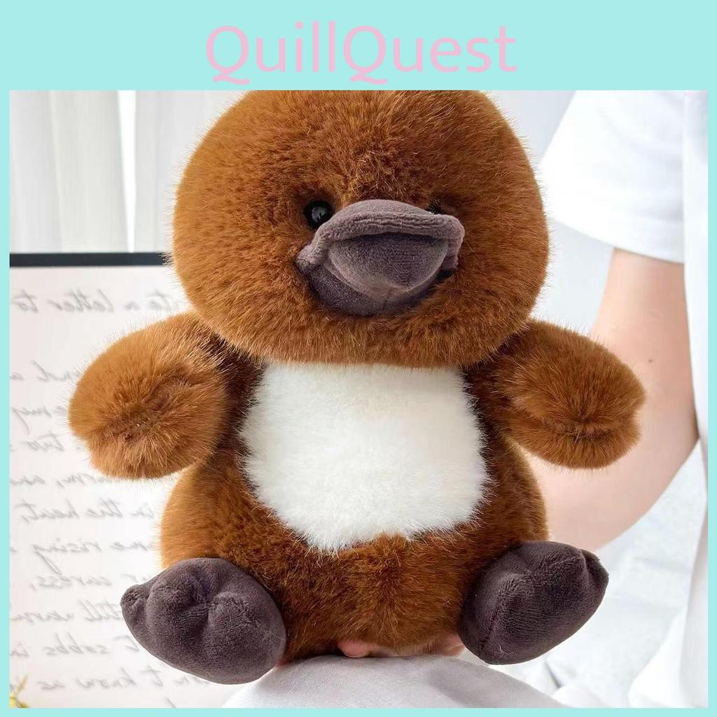 Plush Cute Platypus Doll Ornament With Soft Touch For Kids Bedroom Decoration