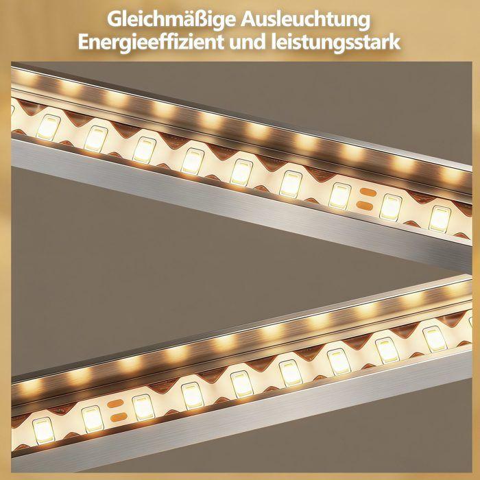 LED Ceiling Light - NETTLIFE - 24W - 3000K Warm White - Adjustable - Metal/Acrylic