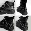 Stylish Shoe Chain Unique Hollow Star Pendant Martins Boots Chains Canvas Shoes Buckles for Casual and Formal Occasions