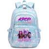 Anime-Druck Stilvoller Unisex-Schulrucksack für Teenager Nylon Wasserdicht 13-Zoll Laptopfach 20-35L Fassungsvermögen