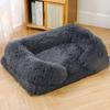 Winter Plush Memory Foam Pet Bed with Removable Cover