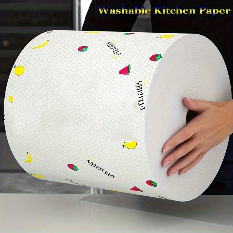 130/165Pcs Disposable Lazy Cloth,wet and Dry Dual-use Dishwashing Cloth,thickened Non-woven Fabric,kitchen Paper