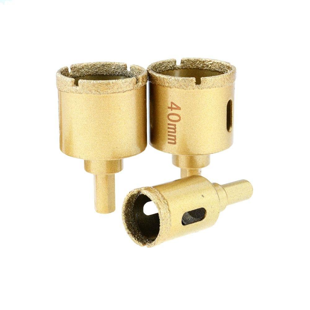 Marble Porcelain Drill Bit Tools Vacuum Braze  Tile Hole Opener Brazed Core Dry Drill