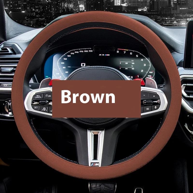 Anti-Slip Silicone Steering Wheel Cover - Universal Fit, Soft & Odorless Fits 14''/15''/16'' Wheels, Durable & All-Season