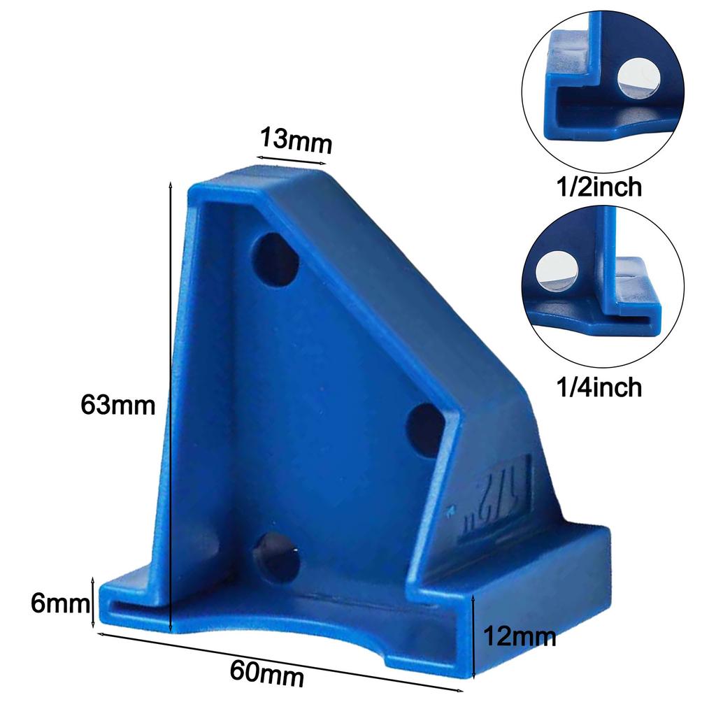 20PCS Floor Spacer With 1/4 1/2inch Gap Floating Floor ABS Double-Ended Floor Mounting Spacers Laminate Installation Tool
