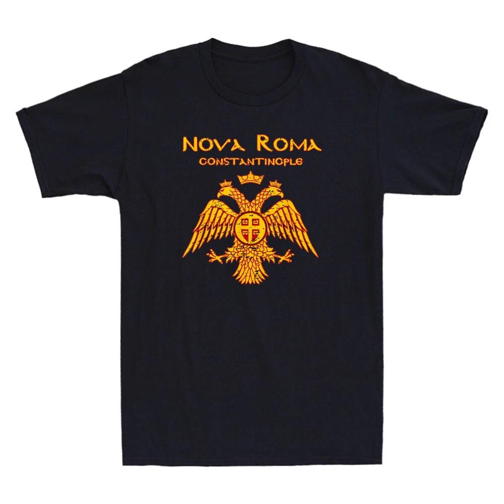 Distressed The Byzantines Eastern Roman Empire Rome Latin SPQR Men s T-Shirt Tee XXXL