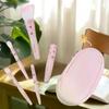 5pcs Cute Compact Makeup Brush Set With Case Premium Brush For Flawless Foundation, Blush, Eyeshadow Application Beauty Tools