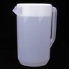 4000ml Large Capacity Non Toxic Plastic Cold Kettle Water Bottle (Transparent White Cover)
