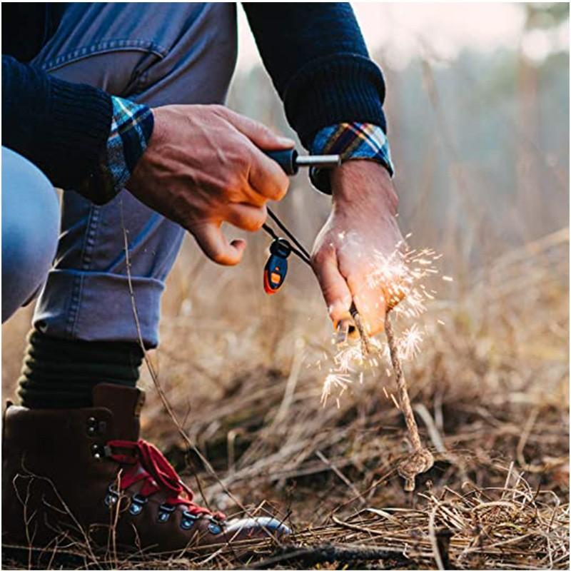 1/6pcs Outdoor ignition rope and hemp rope, suitable for wood stoves, fireplaces, camping, hiking, and backpacks