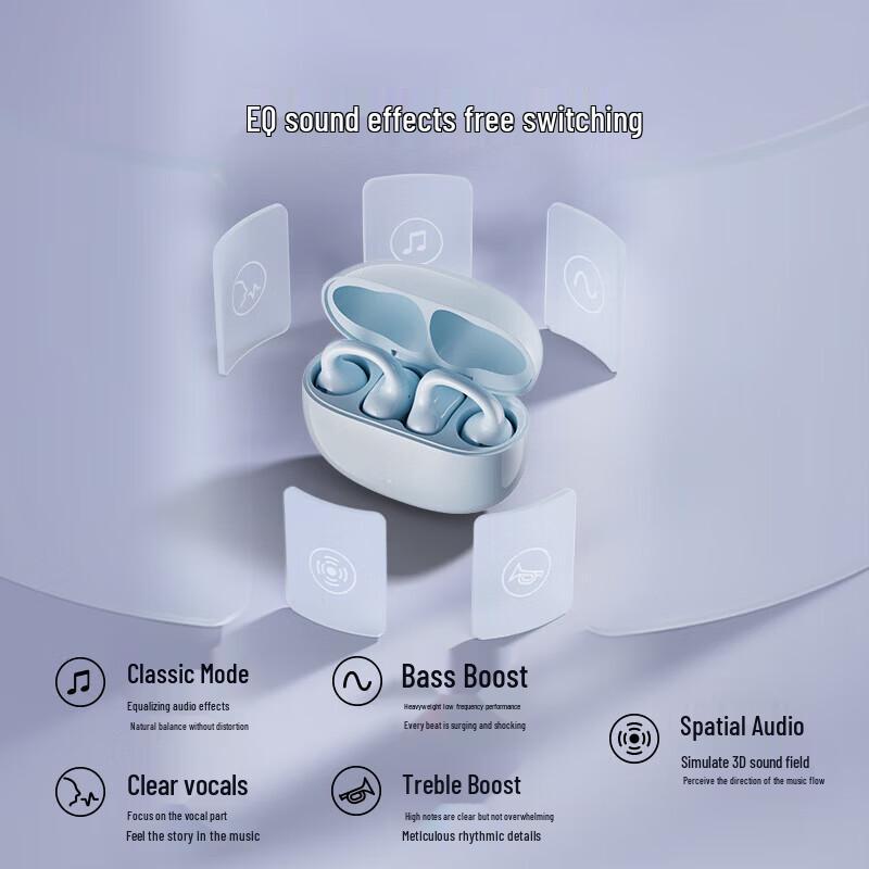EDIFIER Comfo Clip Q Bluetooth Translation Ear Clip Headphones