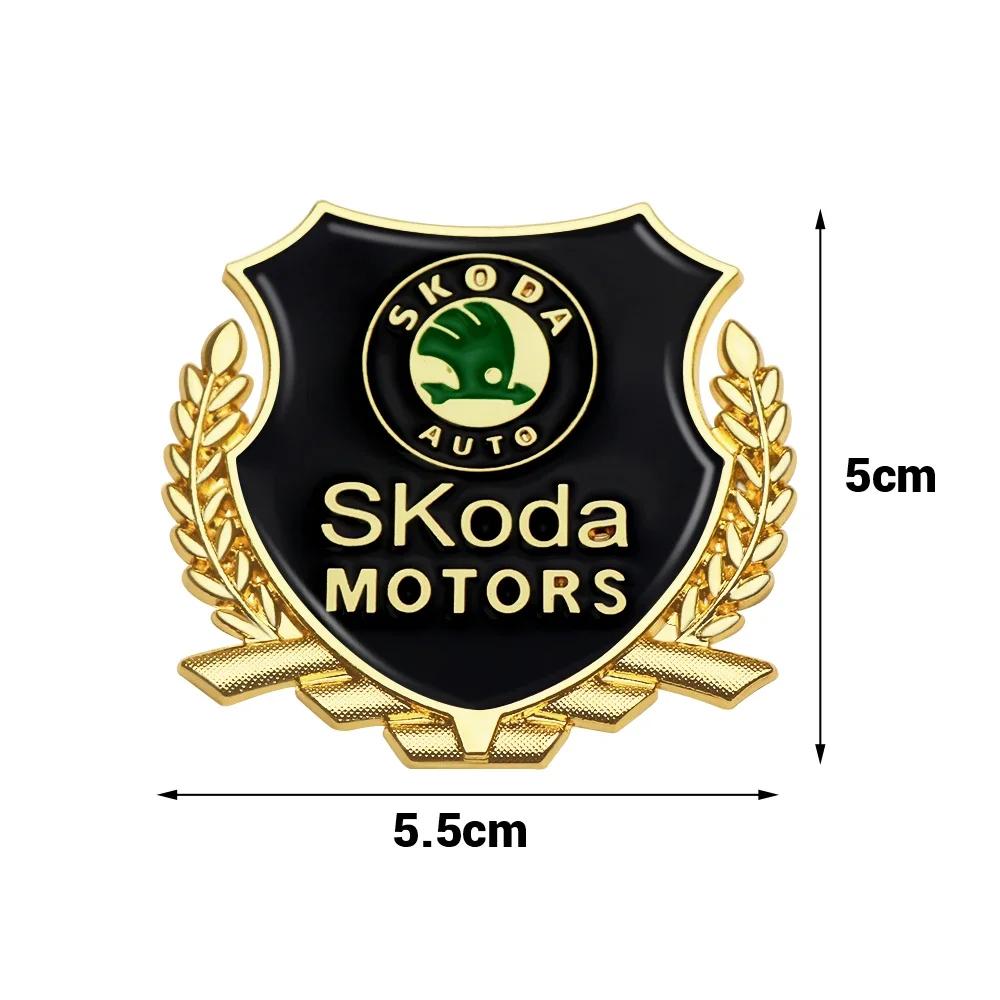 Car Shield Badge Sticker Auto Body Side Window Decoration Accessories For Skoda Octavia Rapid Fabia Superb Kodiaq Kamiq a7 A5